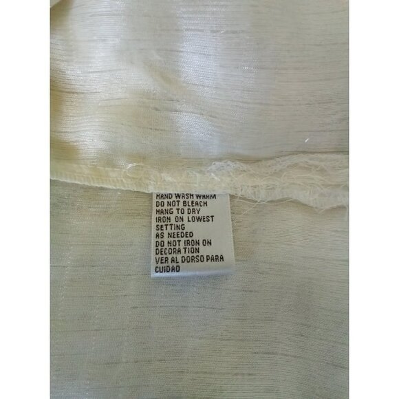 CLAUDIA Richard Vintage Eyelash Sheer Sleeveless Tank Top Sz M - Picture 5 of 5